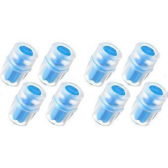 Blue Silicone Bite Valve Replacement Sheath 8 Pack Compatible with Osprey Hydraulics Reservoirs for Hydration Pack Water Bladder