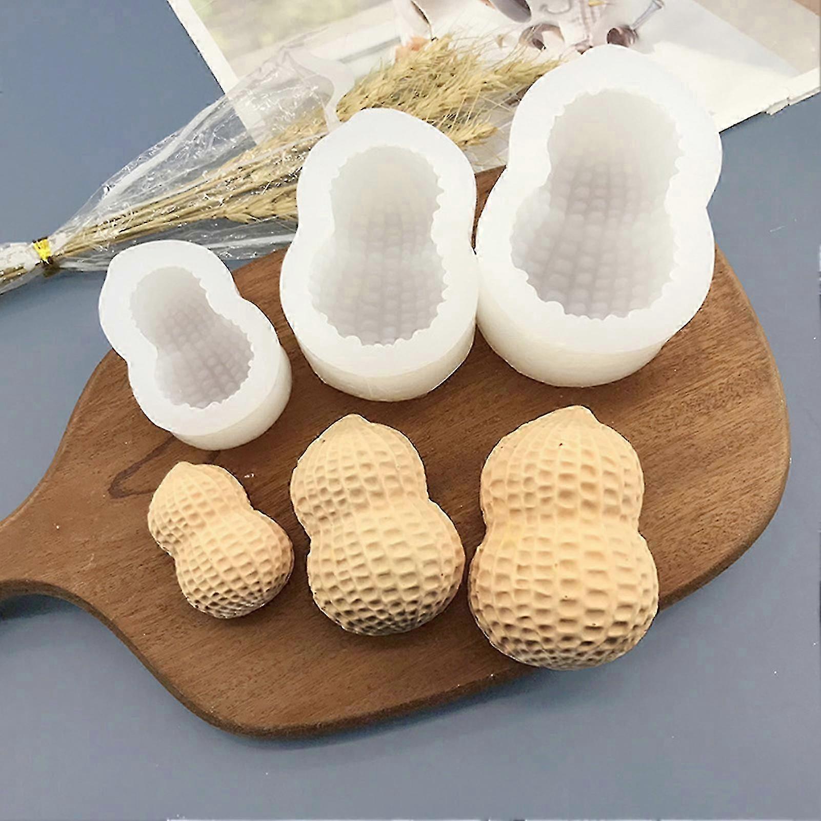 3D Peanut Silicone Mold for Creative Baking & Candy Making