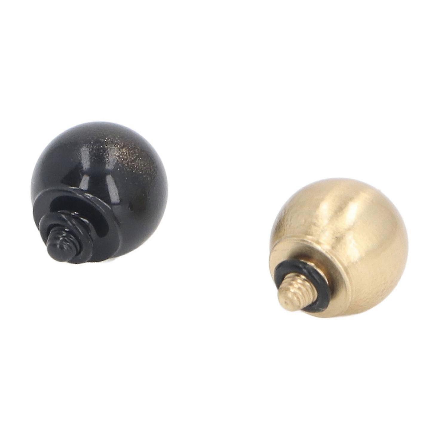 2Pcs Ball Shape Camera Shutter Button Replacement Brass Soft Shutter Release Button for Tapered Thre