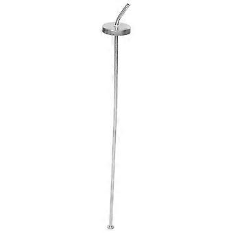 Zilveren titanium waterkan met vervangende slang (3 stuks) voor de sportschool en camping