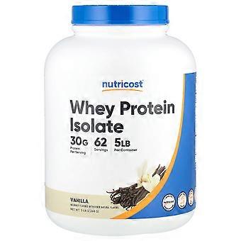 Nutricost, Whey Protein Isolado, Baunilha, 2,268 g (5 lbs)