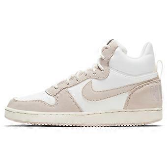 Tênis Nike Court Borough Mid Premium Sail Light Orewood Brown Feminino 844907-101