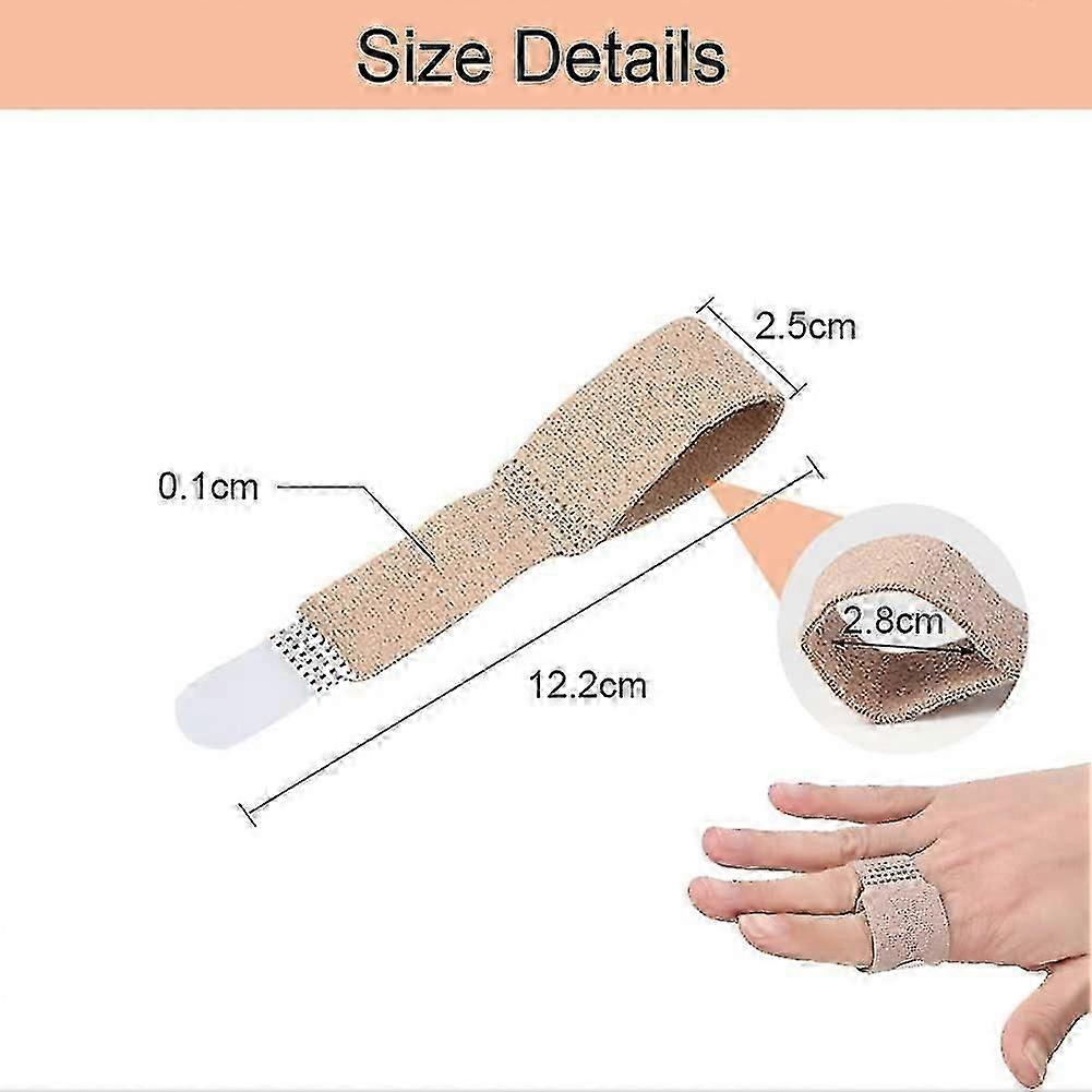 5 Pack Broken Toe Splints, Broken Toe Wraps, Toe Splints, Hammer Toe Bandages and Toe Bandages