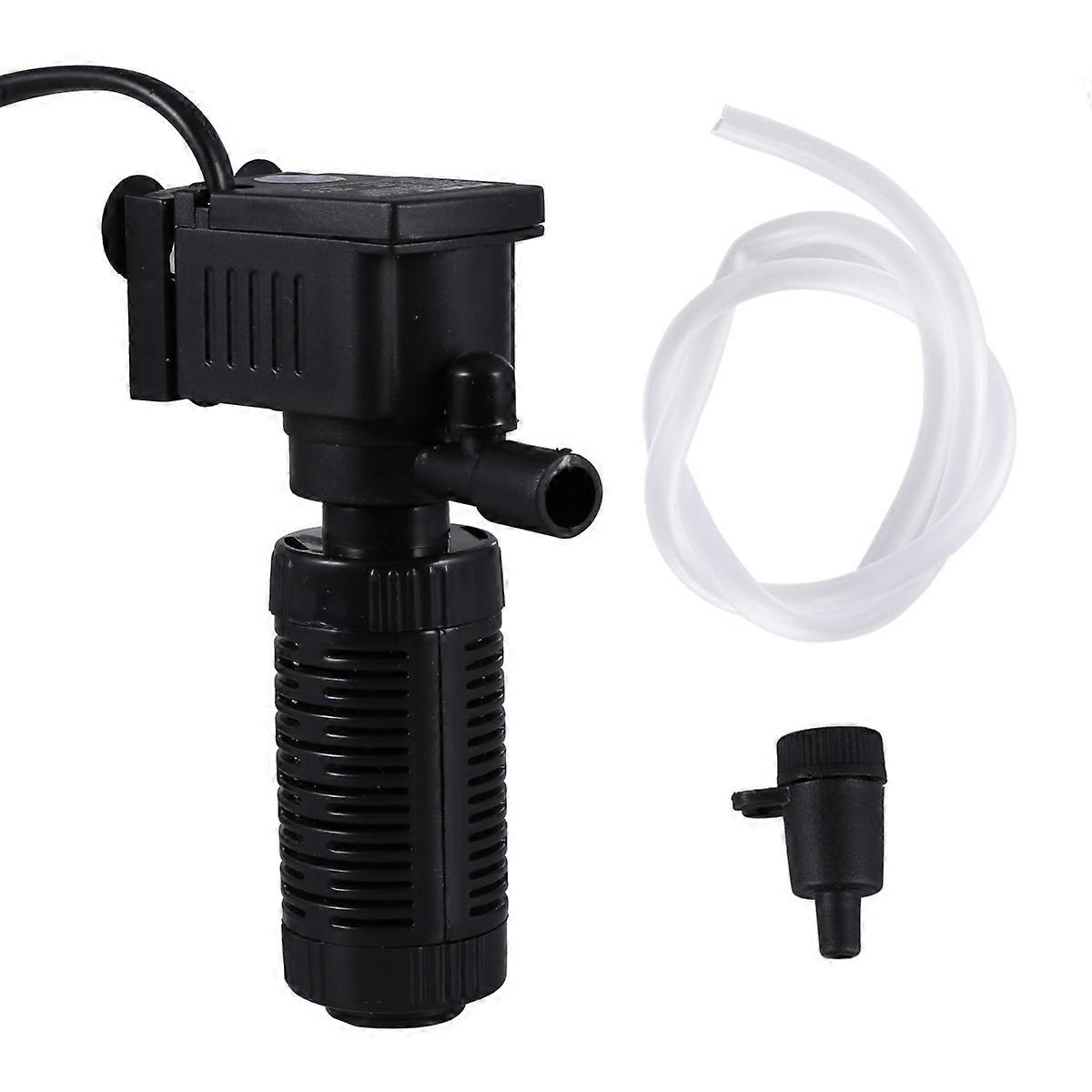 Fish Tank Filter Built- Oxygenating 2W Mini Silent Filter with