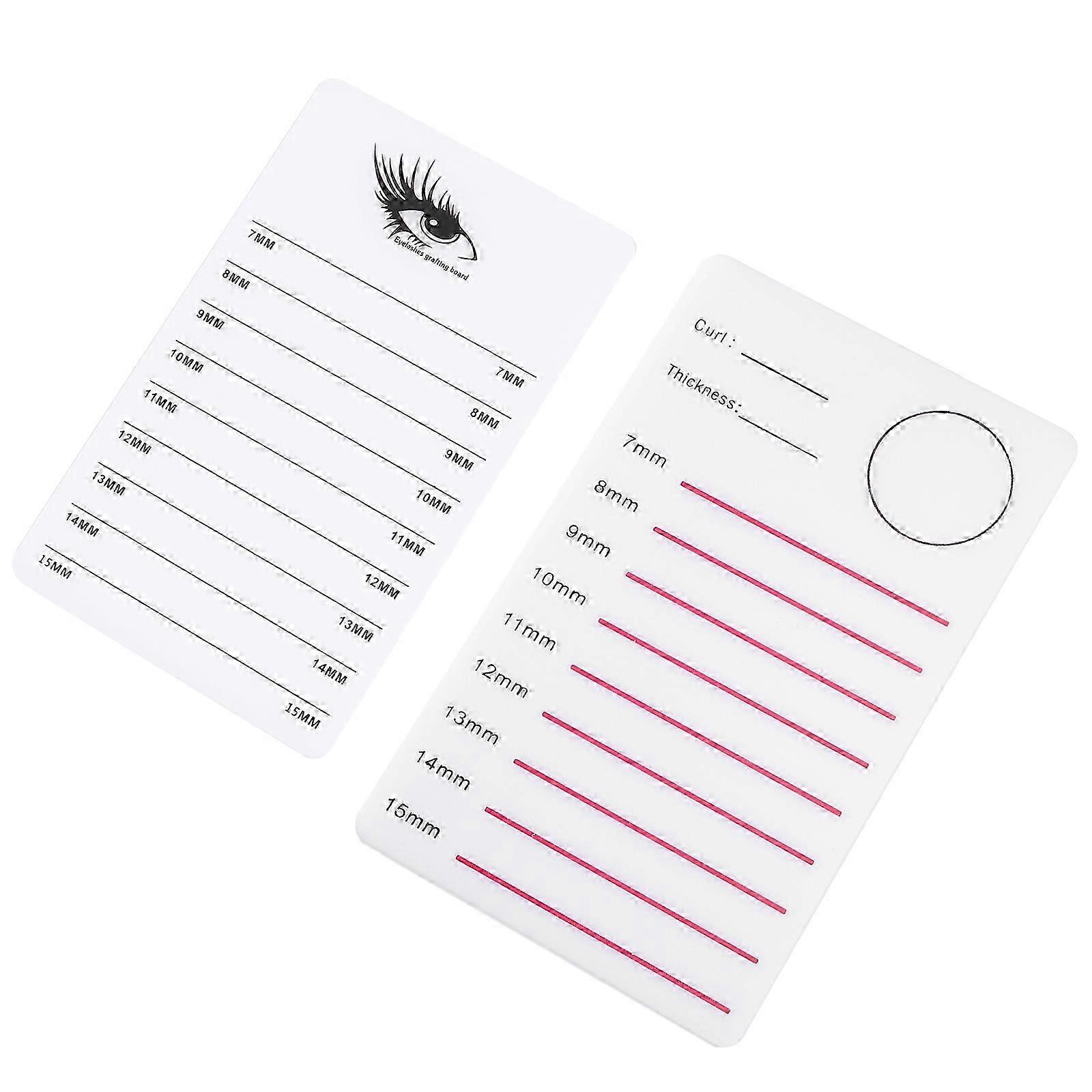 Smooth Acrylic Eyelash Pallet 2 Pack
