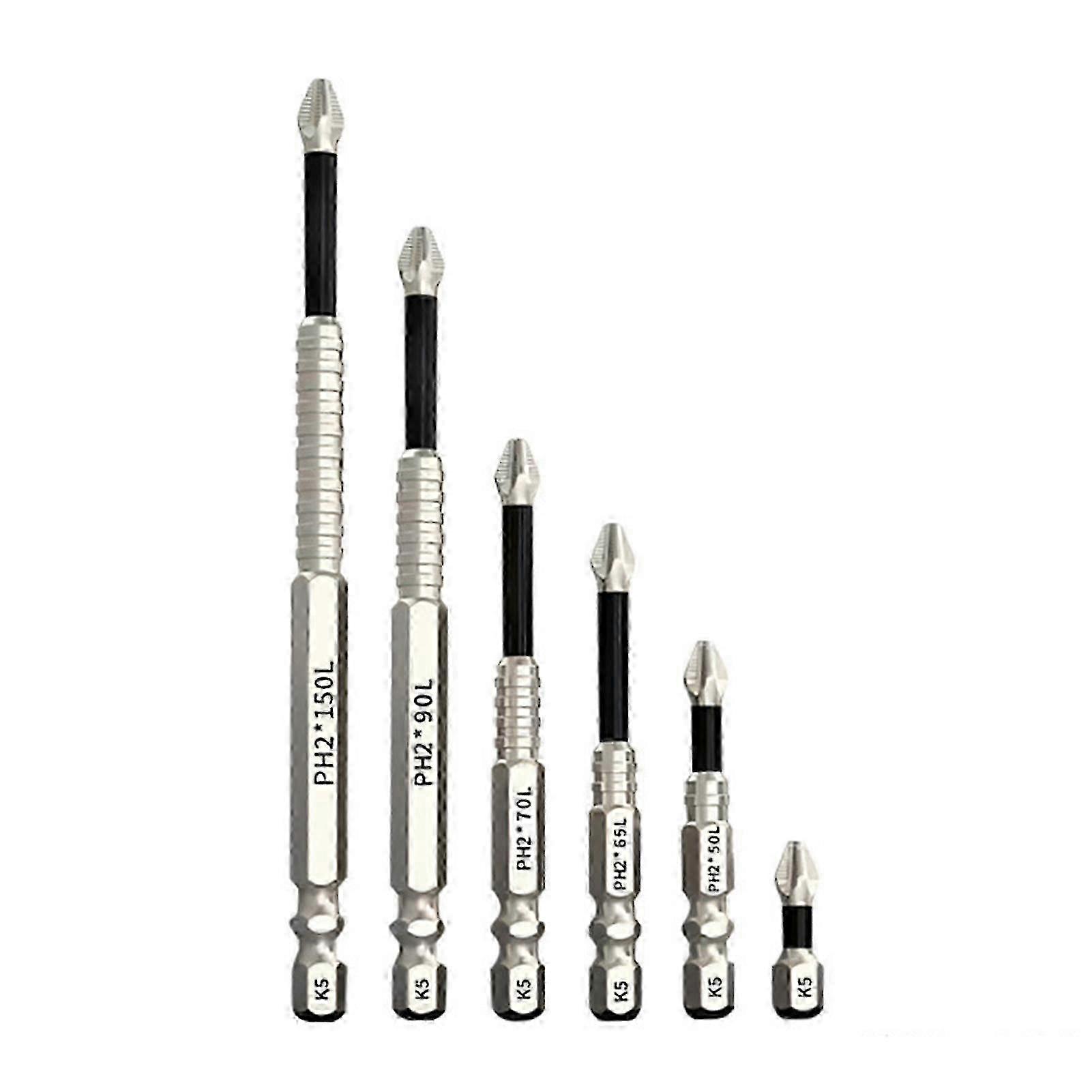 Anti-Slip Magnetic PH2 Drill Bit Kit