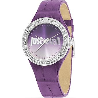 Just cavalli watches shade reloj para Mujer Analógico de Cuarzo con brazalete de Piel de vaca R7251201504
