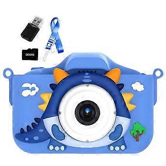 Kids Dinosaur Shape Digital Camera with 32GB Memory, HD Photos & Videos - Fun, Educational Gift for Outdoor Adventures Learning y8