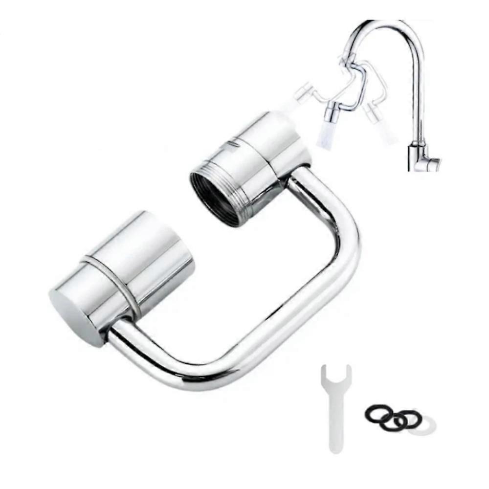 Rotatable Metal Faucet Extension