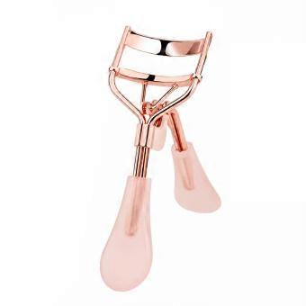 Eyelash Curler Rose Gold Carbon Steel Portable Makeup Tool for Beginners Long Lasting Lash Crimper