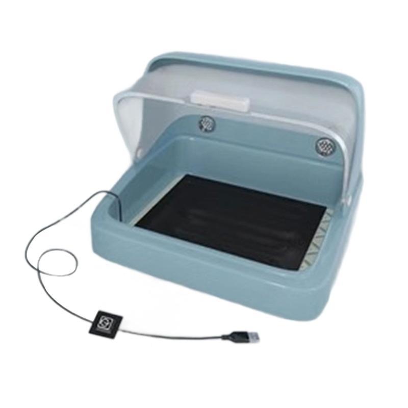USB Parrots Chick Breeding Box Temperature Controlled Incubator Box with Clear Window Brooder Container For Poultry Use