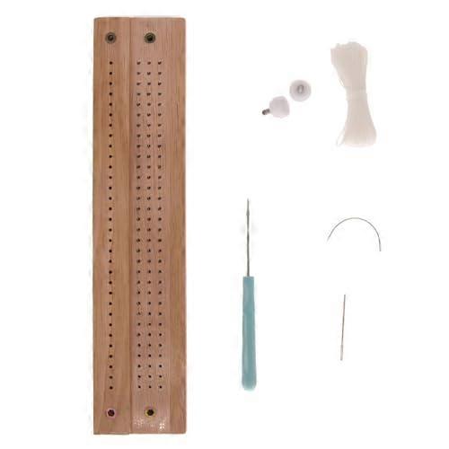 Complete Bookbinding Kit for Beginners, Leather Bookbinding Tools and Supplies Set with Durable Craft Tools