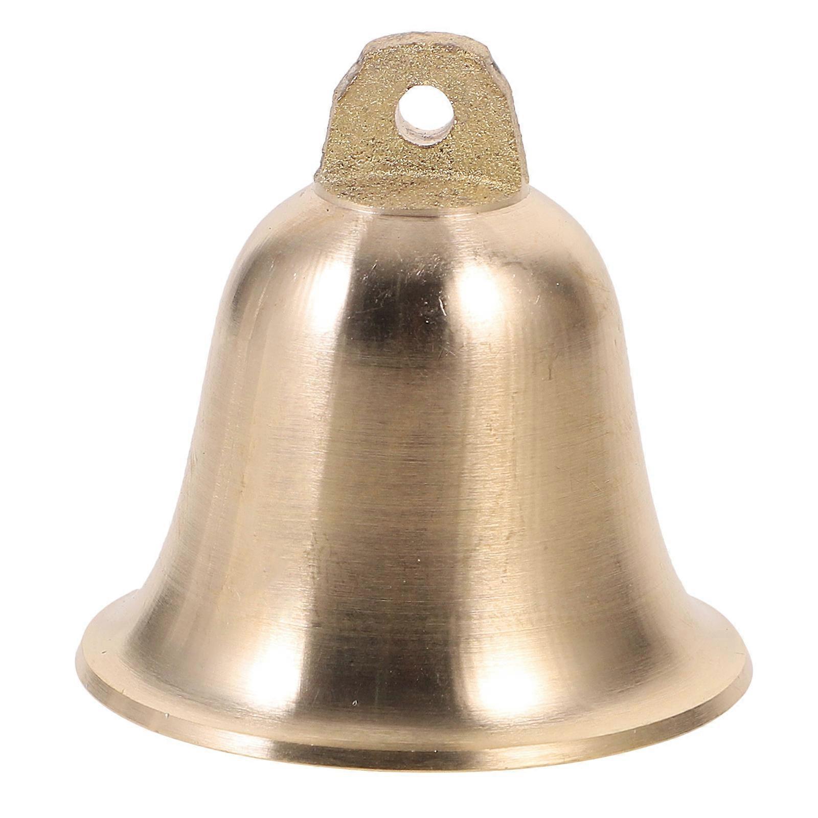 Compact Retro Brass Bell Charm