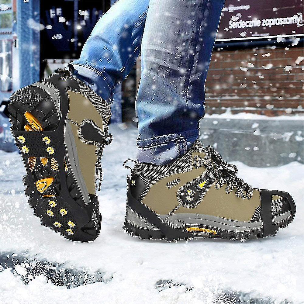 Ice Grippers Traction Cleats And Boots Rubber Snow Shoe Spikes
