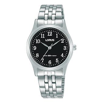 Lorus vrouw analoge dames quartz horloge met RRX37HX9 roestvrij stalen armband