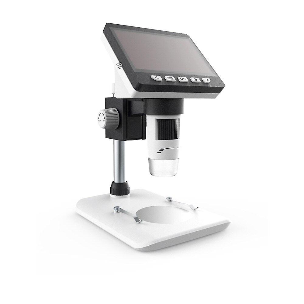 1080P 1000x Electron Microscope Led Illuminated Digital Magnifying Glass With 4.3 Inch Lcd Screen Mobile Phone Repairing