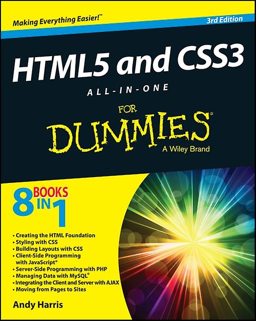 Html5 And Css3 Allinone For Dummies by Andy Harris Paperback