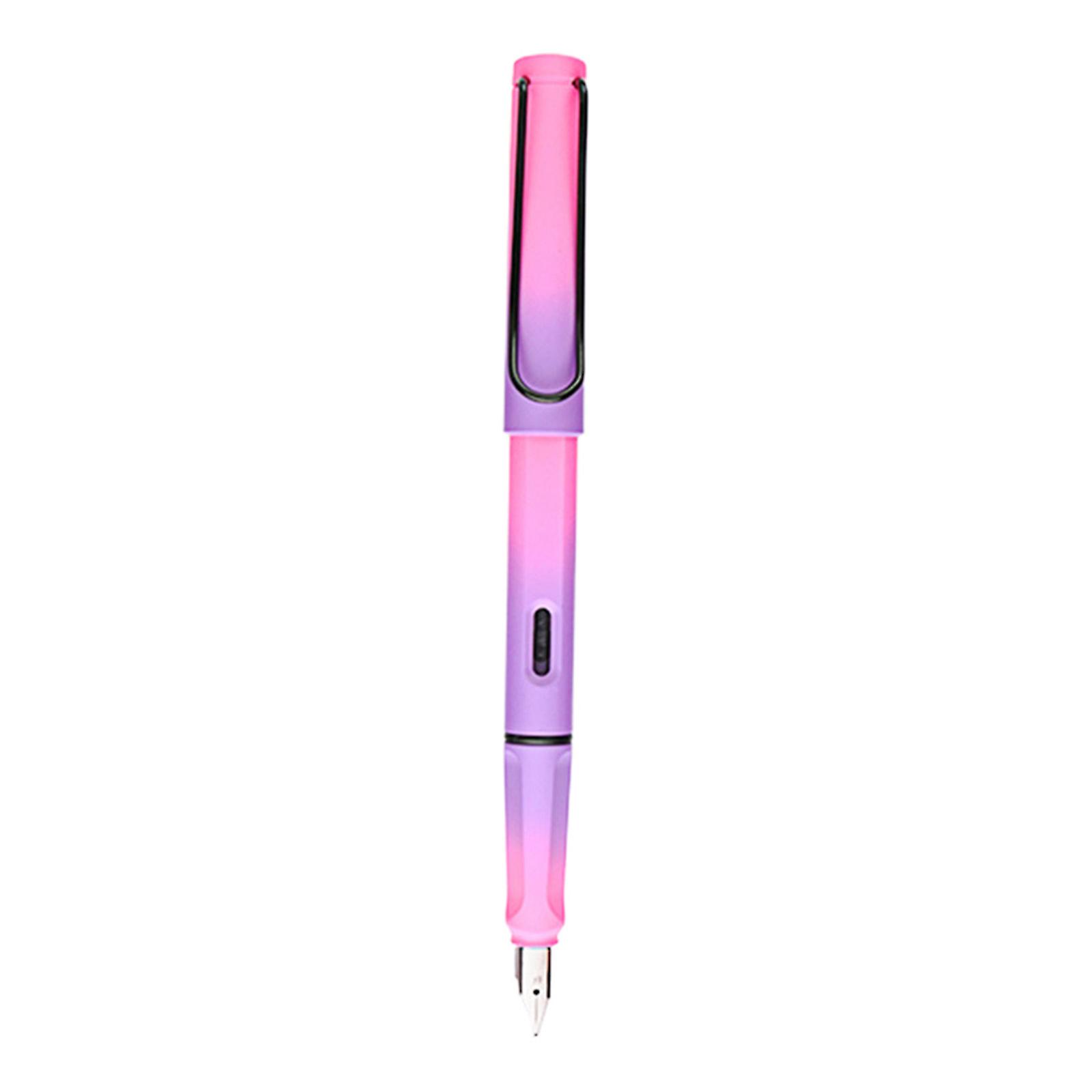 Colorful Fountain Pen Detachable Piston-Filled Ink Absorber Fine Nib Medium Nib