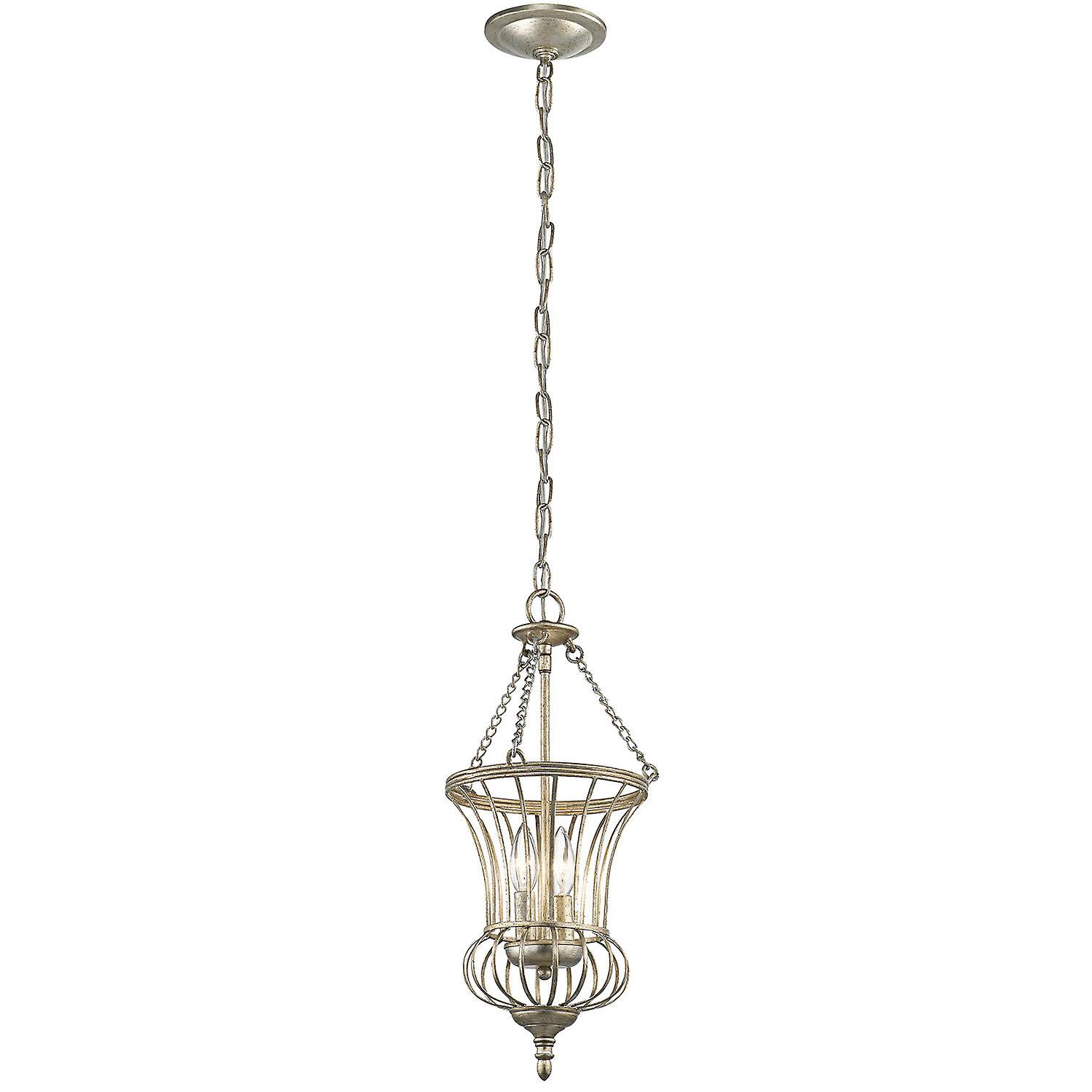 Elstead - 2 Light  Small Ceiling Pendant Gold, E14