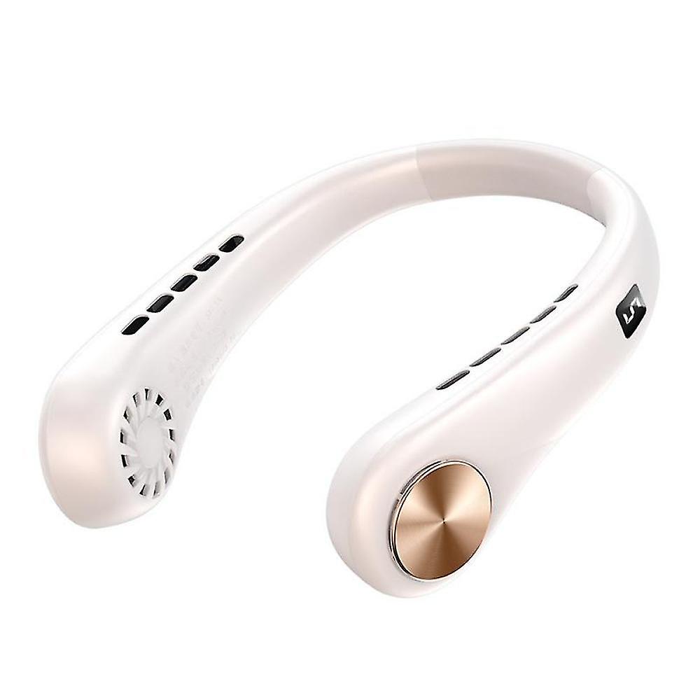 Portable Mini Usb Neck Fan With Lcd Display