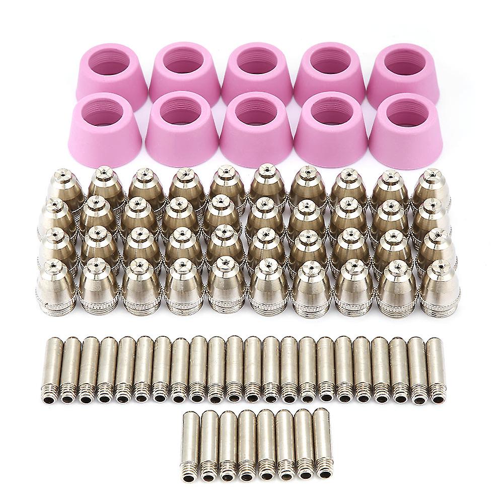 80pcs/set AG60 SG55 Plasma Cutting Torch Consumables Kit Electrode Nozzles Cups