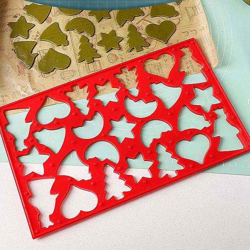 25 Patterns Christmas Plastic Biscuit Mold Fondant Chocolate Cookie Cutter Mold