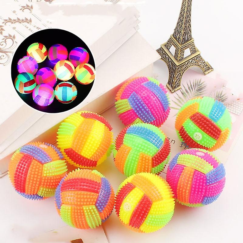 10 PCS Luminous Bouncy Ball, Diameter: 7.5cm Diameter 7.5cm