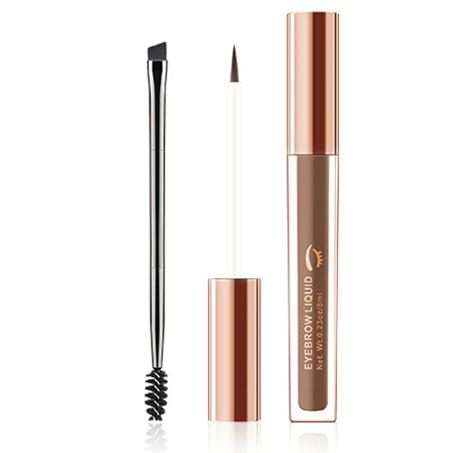 VIBELY 8ml Eyebrow Liquid Dyed Eyebrow Paste Three-dimensional Waterproof Water-based Eyebrow Pencil