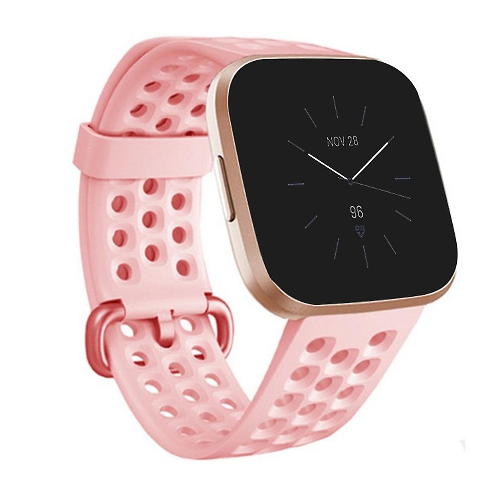 For FITBIT Versa 2 Breathable Silicone Watch Band(White) For FITBIT Versa 2
