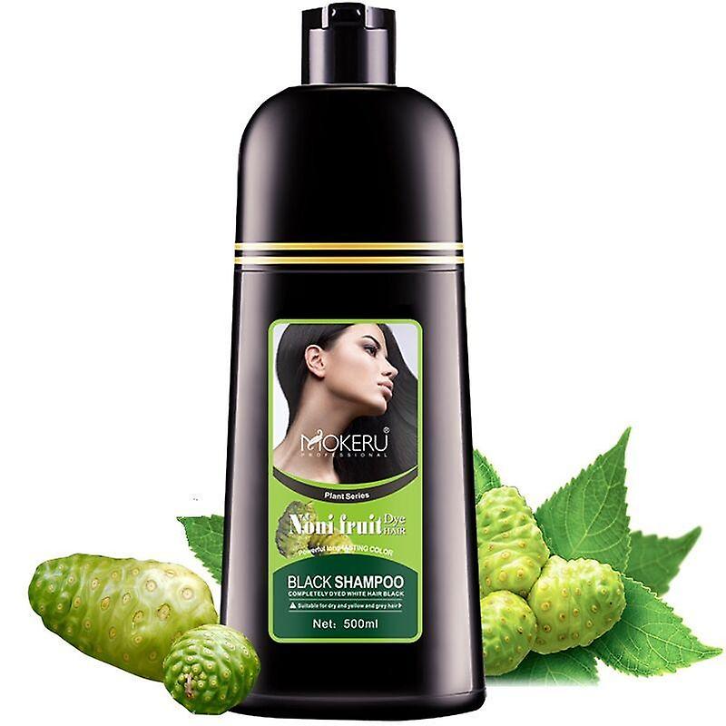 500ml langvarig hurtigt sort hår Shampoo