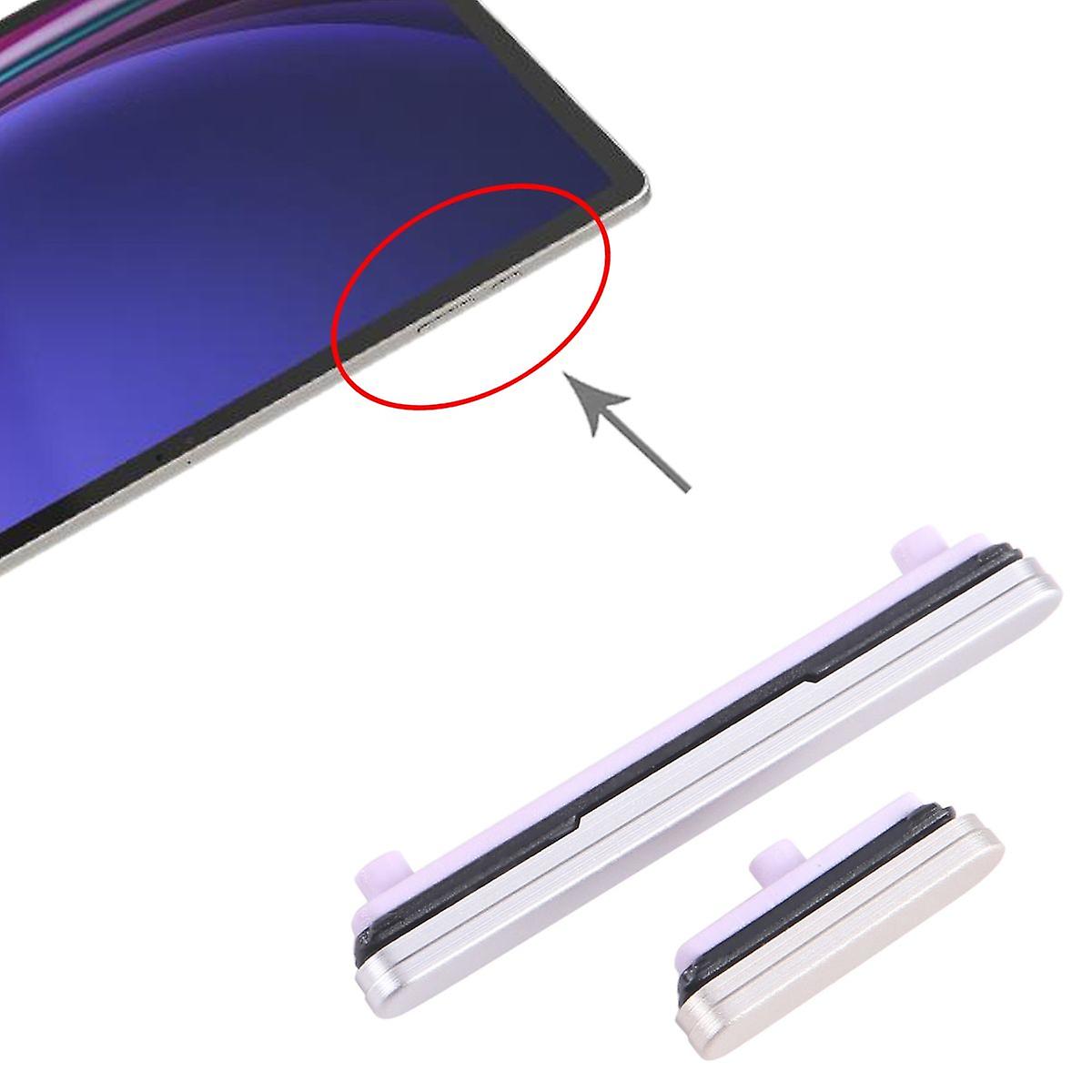 For Samsung Galaxy Tab S9 Plus Power Button & Volume Button Spare Part Repair Silver