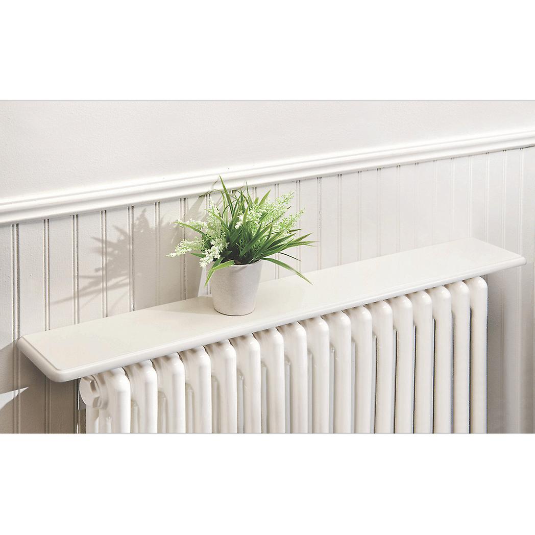 Radiator Shelves 91cm - White Satin Finish