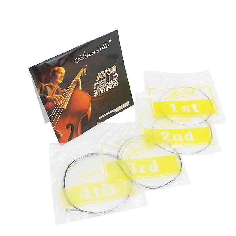 Steel Core Wrap Nickel Silver String Cello Instrument Accessories Durable