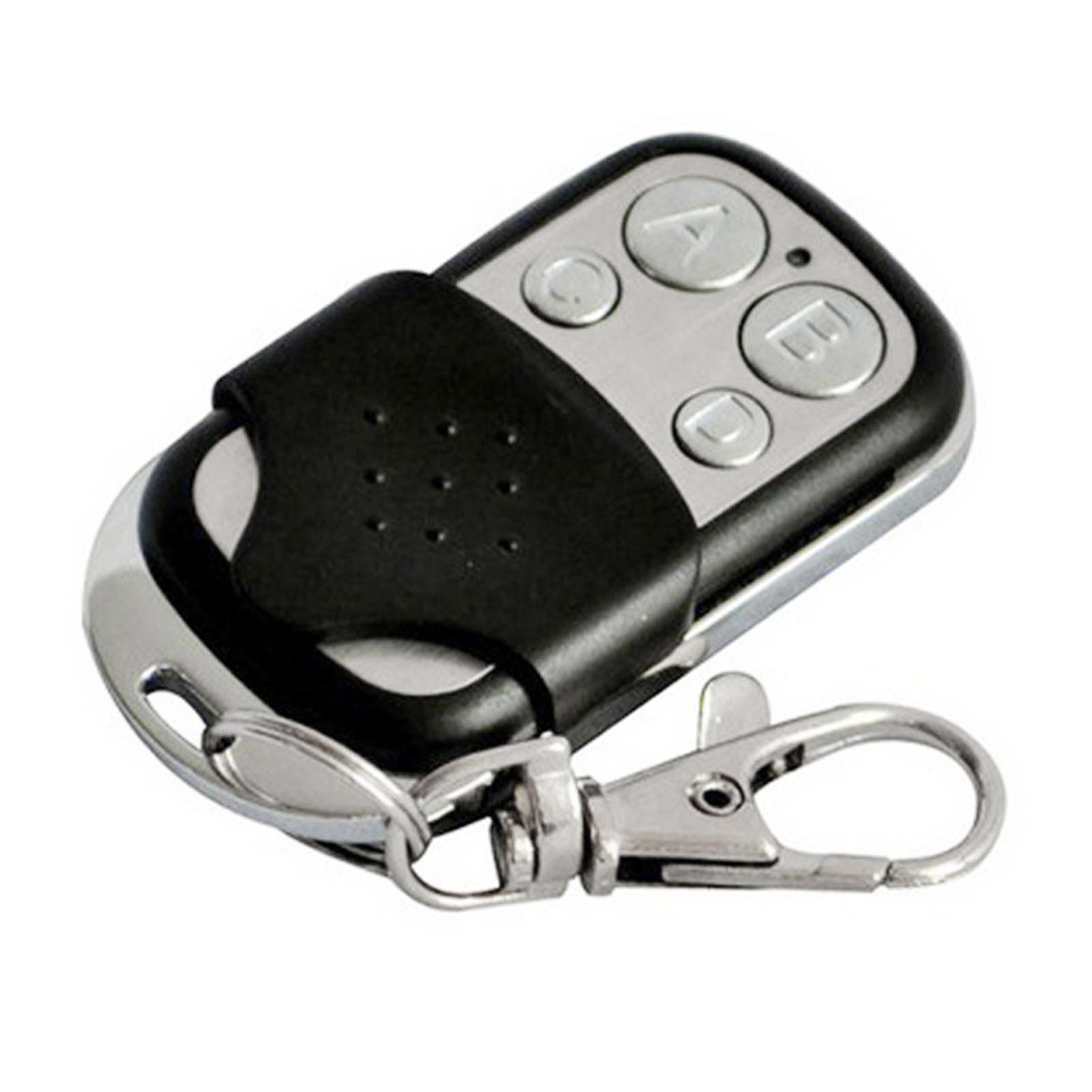 Télécommande RF 433 MHz, interrupteur universel sans fil à 4 touches en métal pour apprentissage EV1527