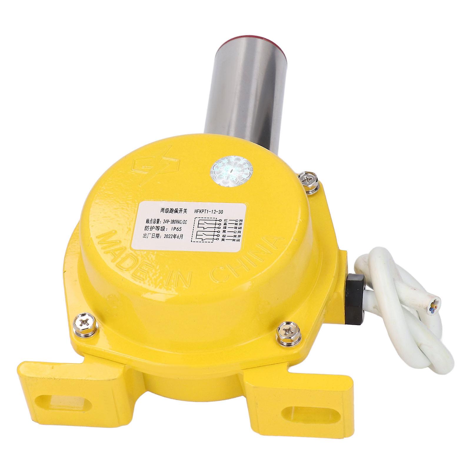 IP65 Protection 2 Stage Belt Sway Switch - Automatic Reset Conveyor Belt Anti - Deviation