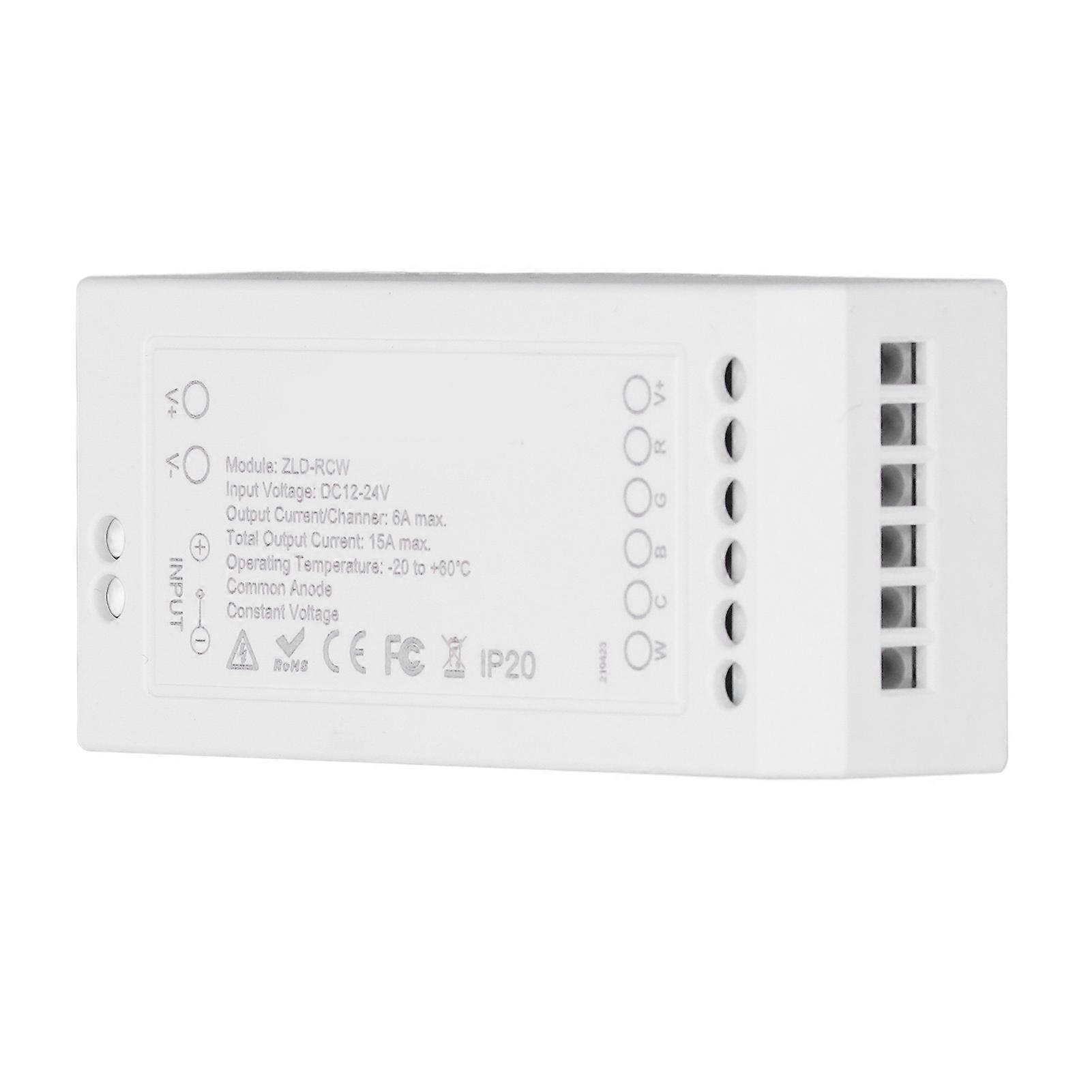 For Zigbee LED Driver Smart Home LED Strip Controller RGB+CW Light Strip Controller with App DC12~24V