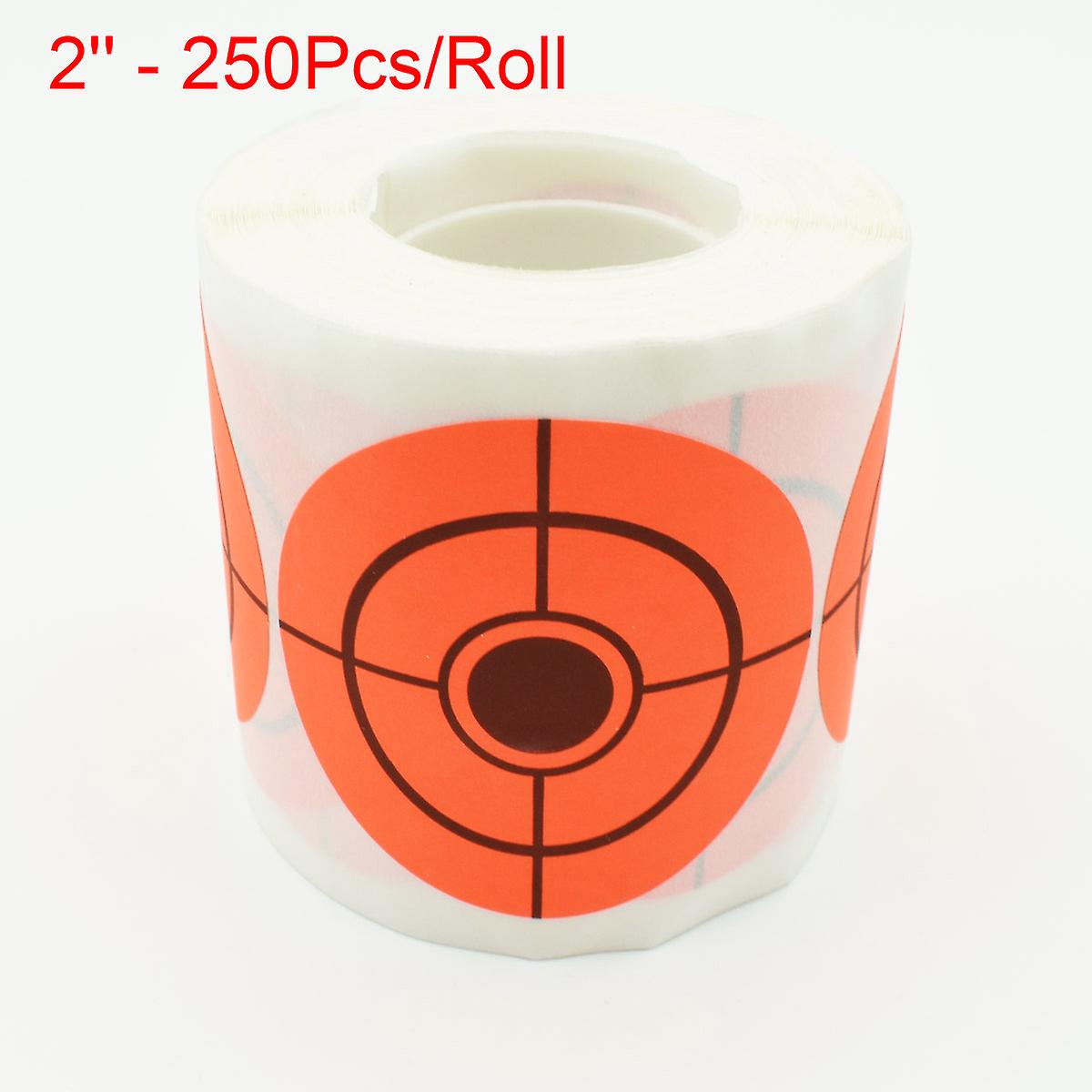 2''/3'' Shooting Target Bullseye Self-adhesive Stickers For Shooting Exercises