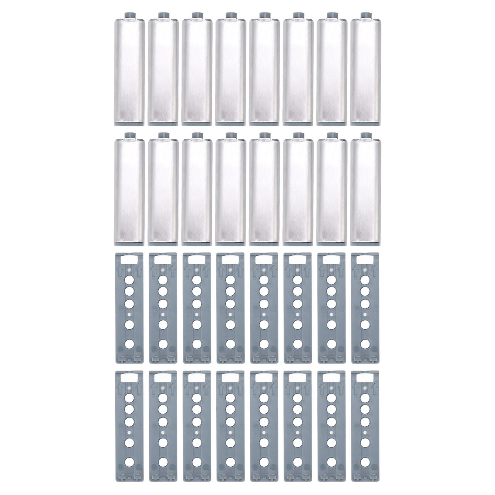 16pcs Push Open Latch Heavy Duty Stainless Steel Push Release Latch for Cabinet Closet Door Drawer 