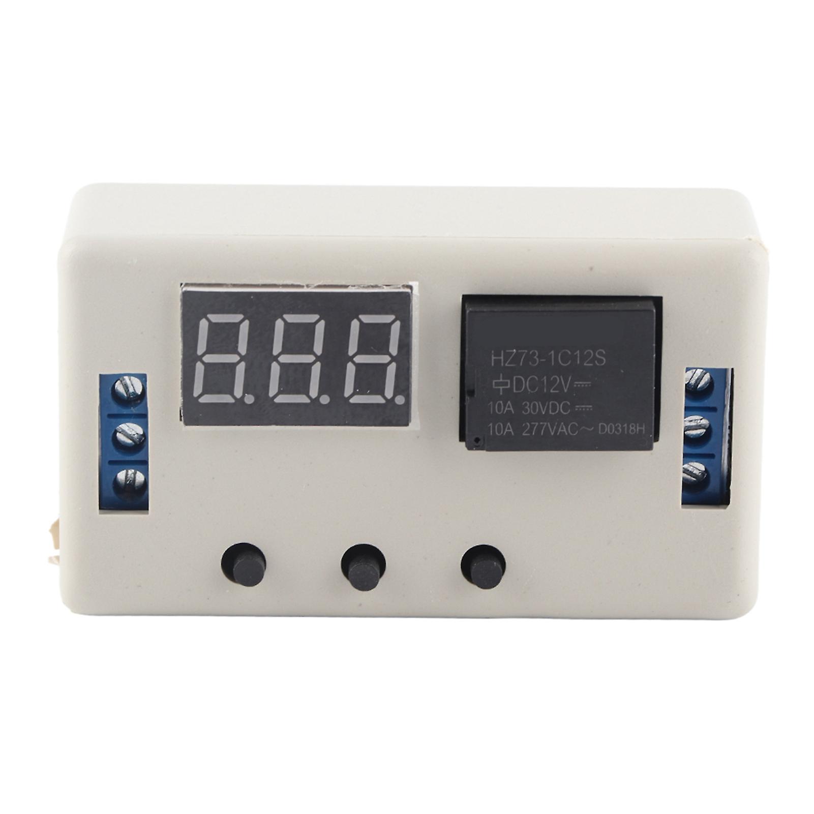 12V LED Display Timer Relay Adjustable Automation Control Switch Module for Industrial Equipment and DIY Projects