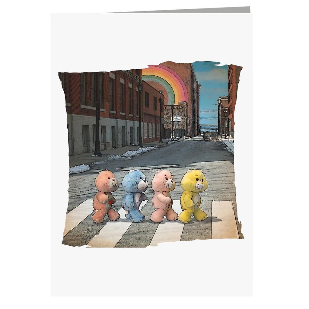 Care Bears Zebra Crossing Greeting Card