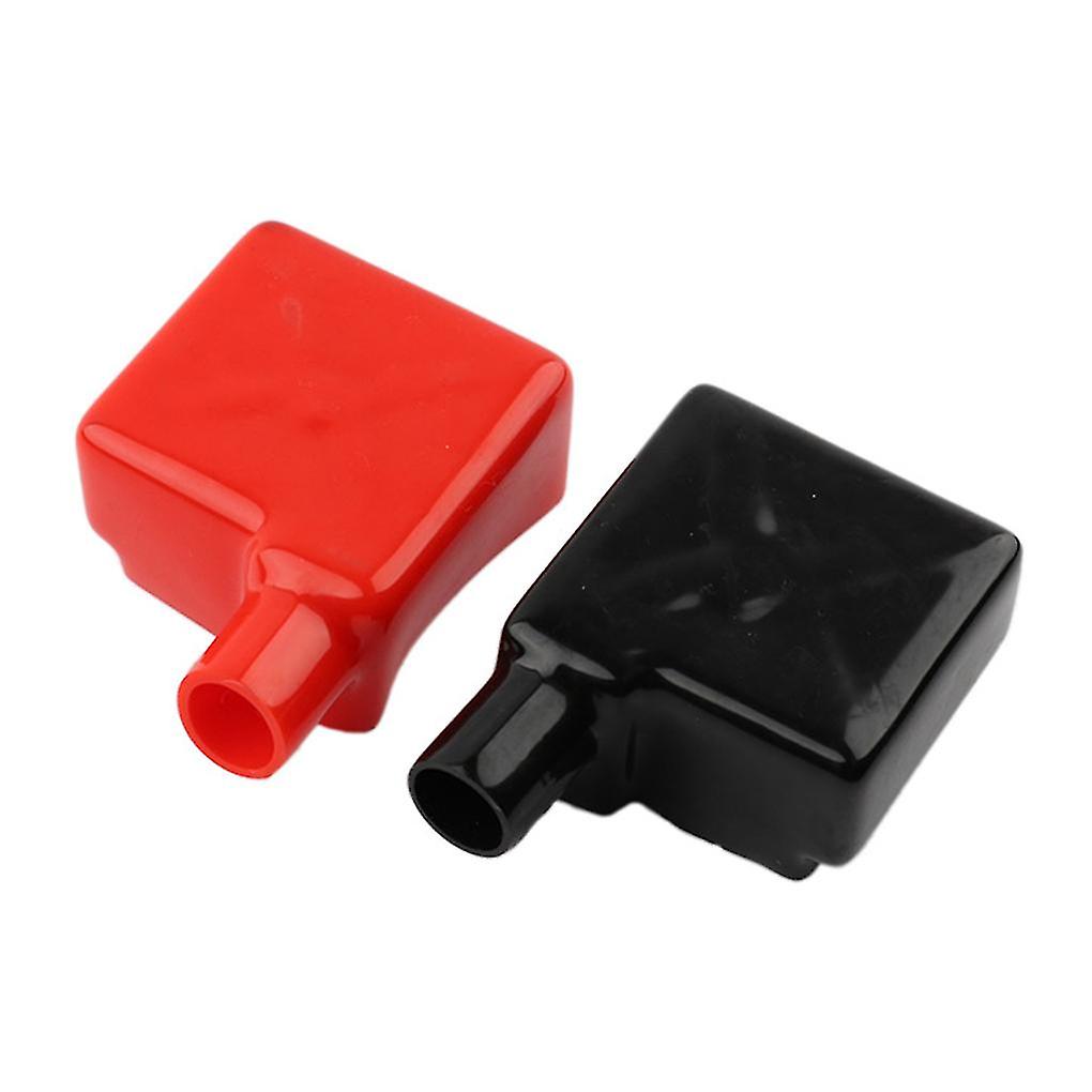 1 Pair Automobile Battery Pole Cover Insulative Terminal Cap