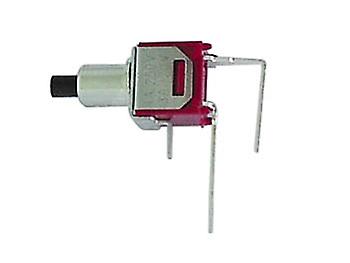 90° Vertical Subminiature Push Button Switch - Spst Off-(On)