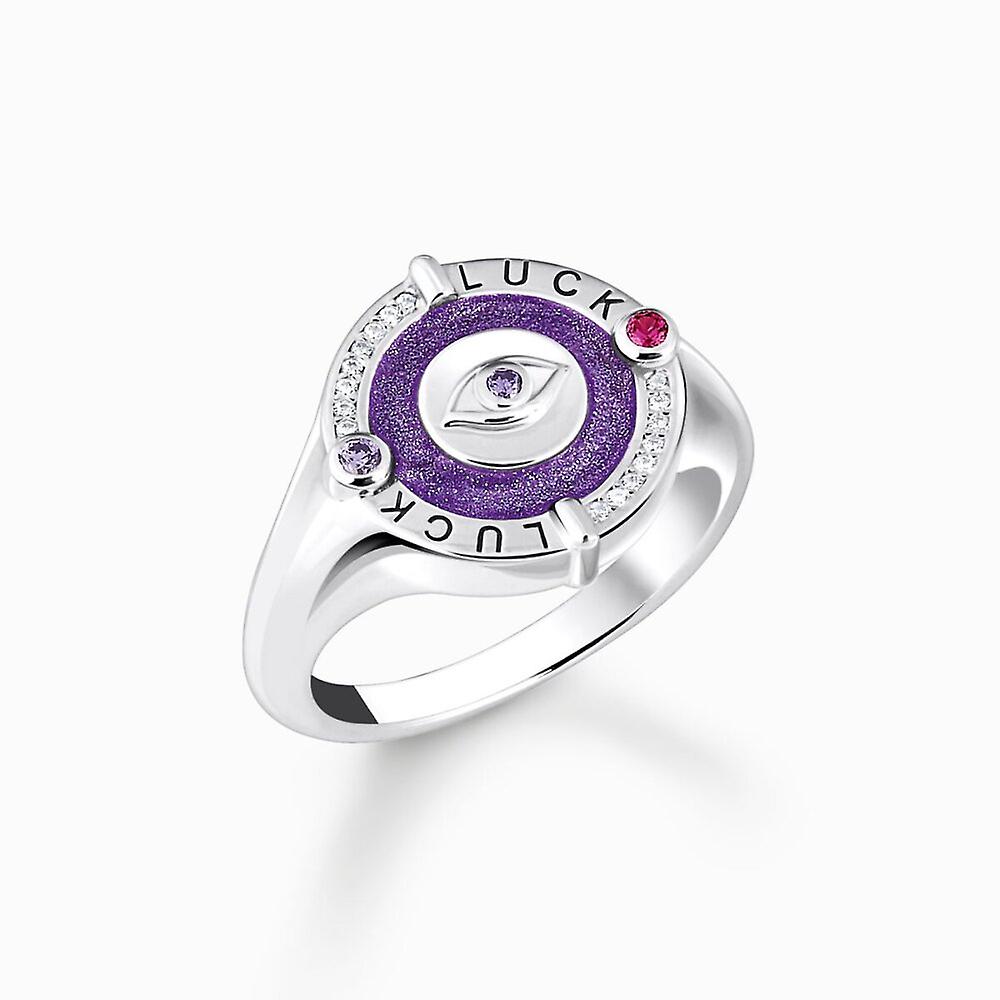 Thomas Sabo - TR2438-390-13-52 - Ring - Women's - 925 Sterling Silver Blackened - Size 52