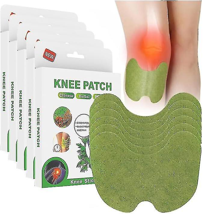 60pcs Knee Pain Relief Patch, Heating Patch, Self-heating Moxibustion Patch, Wormwood Pain Relief Patch For Shoulder Neck Joints Pain DXET