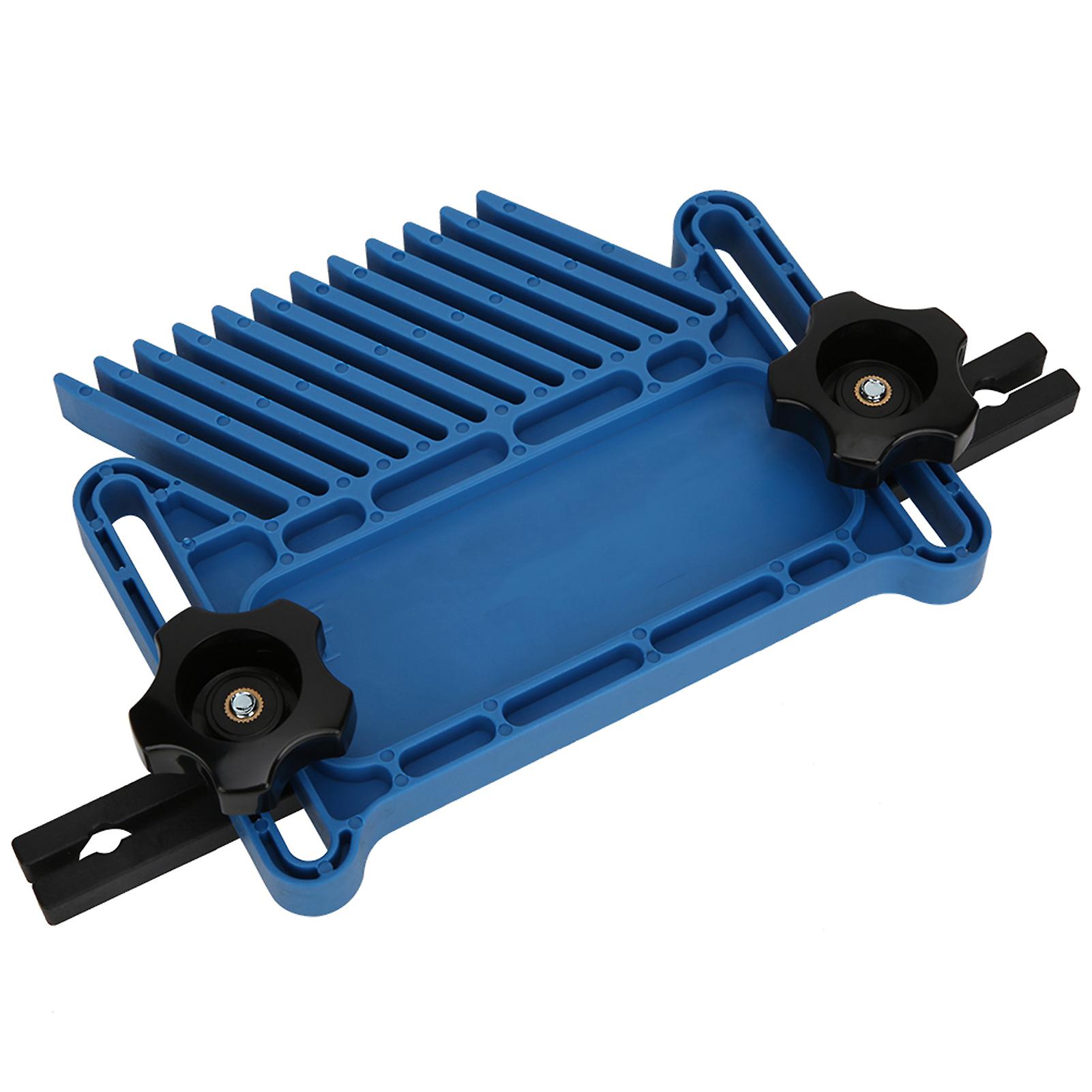 2Pcs Featherboard Set for Woodworking Router Tables Saws Blue Hand Tool Kit for Carpentry