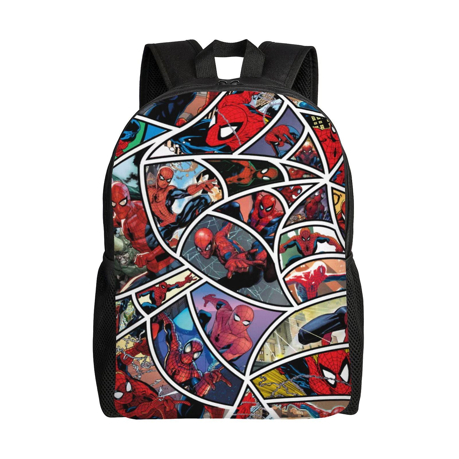 Spider-Man Kid Backpack School Bag Elementary Students Bookbags