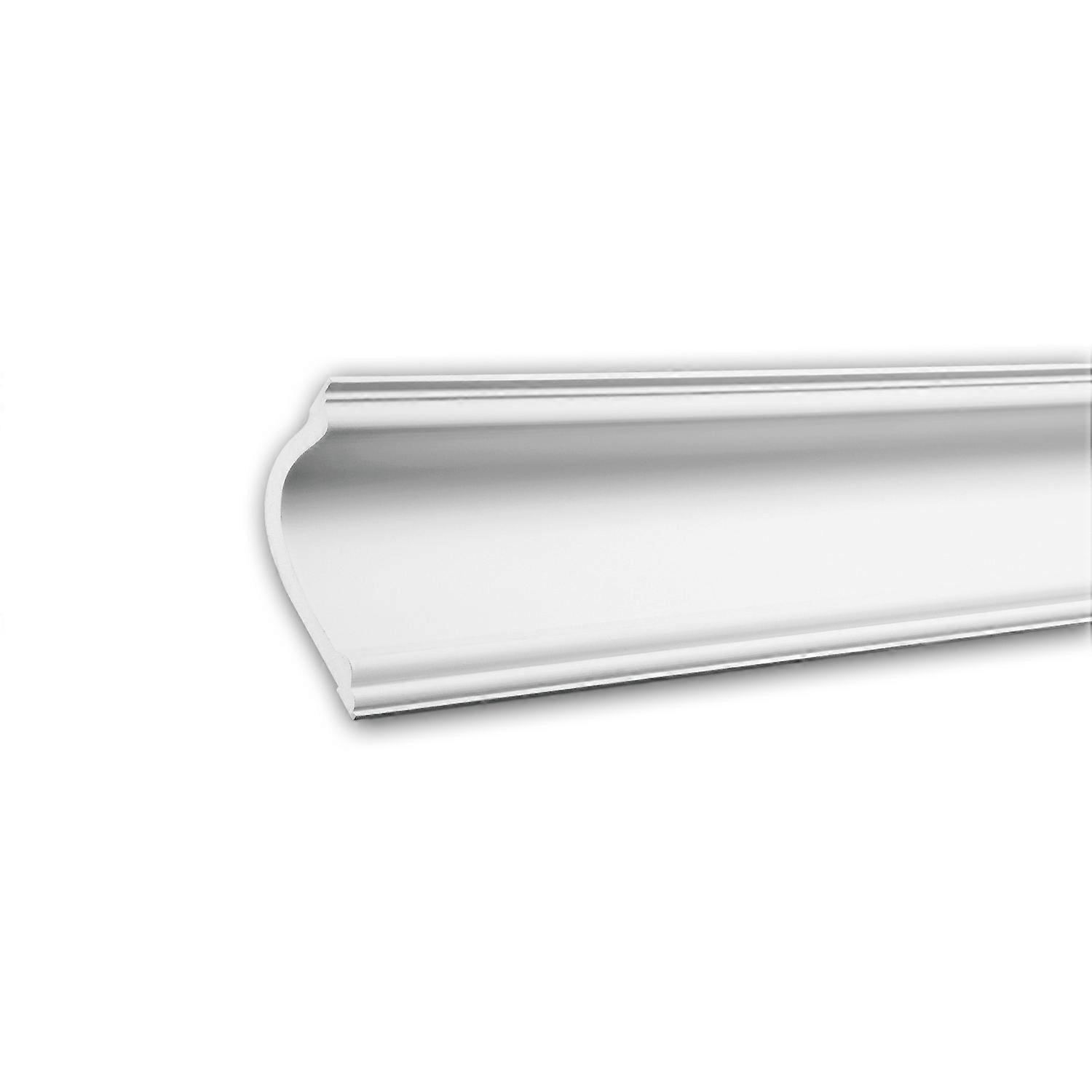 e-Delux GmbH 1 x Corniche 150180F Profhome blanc Polyuréthane prétraité léger, solide, indéformable