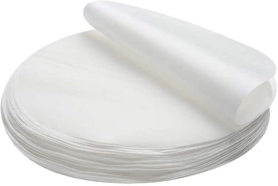500 Pcs Non-Stick Paper,(9cm)Round Non-stick Paper Baking Sheets Tin Foil Paper for Perfect Hamburge
