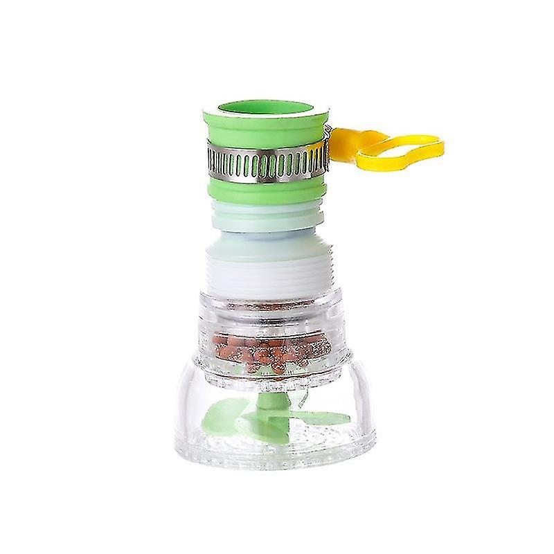 Faucet Water Purifier(Green), 360 Degree Rotating Movable Kitchen Faucet Head, Water Saving Swivel F