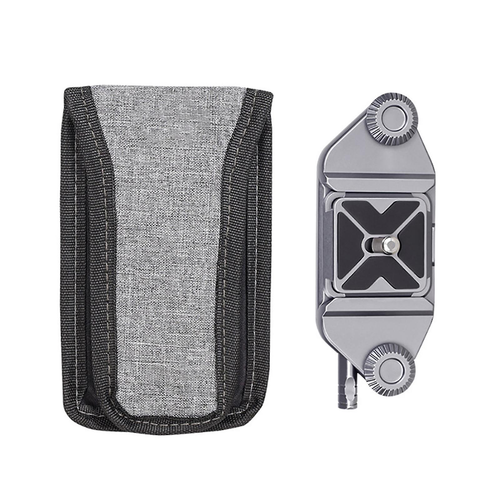 Camera Clip Easy to Install Action Camera Holder Camera Backpack Strap Mount Argent